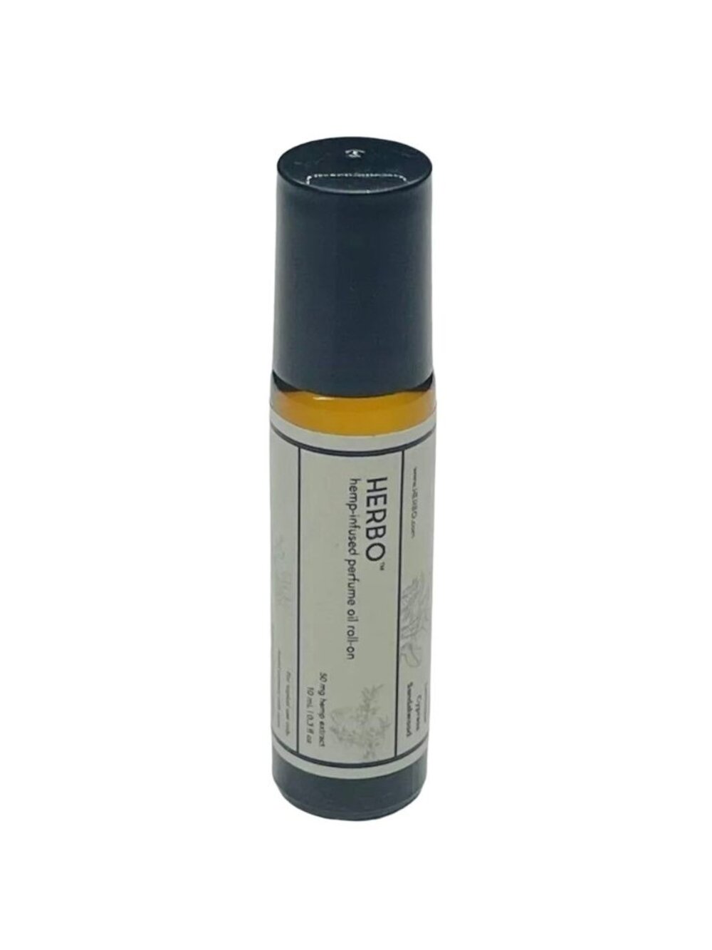 Herbo Perfume Oil Roll On with Lavender Rose Woody Notes 0.3oz 10mL